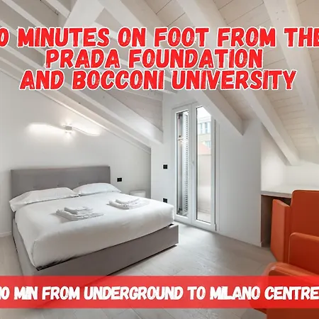 10 Min Walk From Prada, Bocconi And Metro Apartment